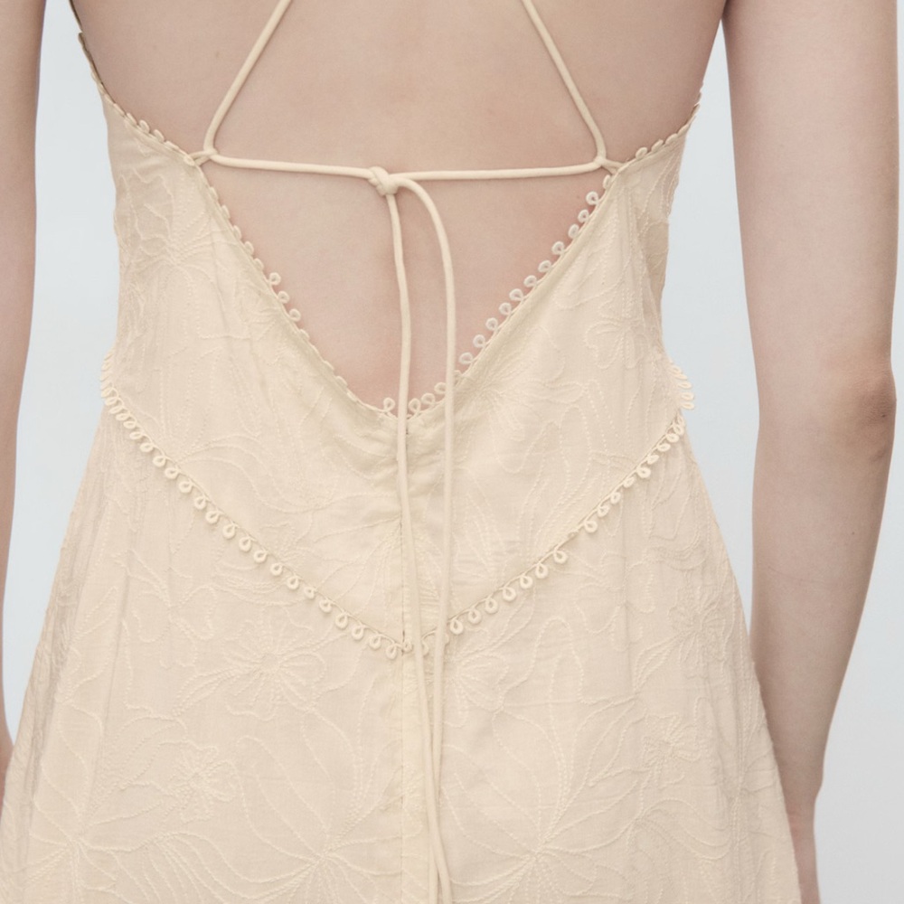 Mango Cream Maxi Dress - Picture 4 of 13